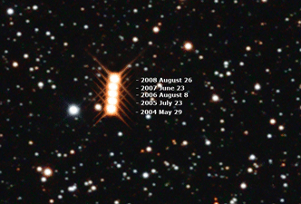Barnard star 2004 2008 2016 ani 40percent - Звезда Барнарда