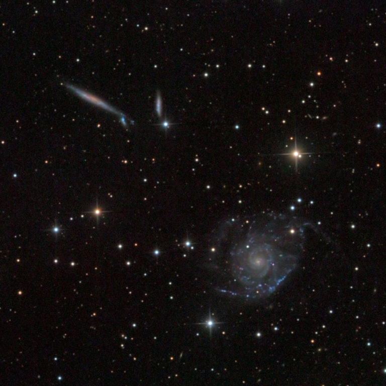 NGC2805 complex 7h 75percent 768x768 - NGC2805, NGC2820 - Группа галактик в Большой Медведице