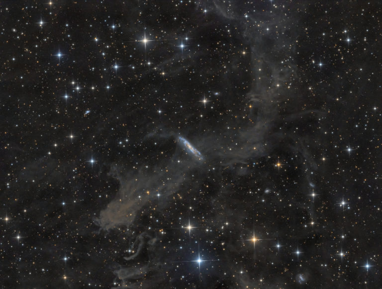 NGC7497 fin outMLT fullStars res80 gall 768x582 - Астрофото - Пыльная галактика NGC7497