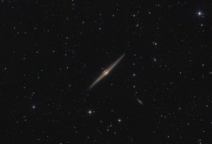 NGC4565 RGB 17of15m full size - 2016 год съёмки